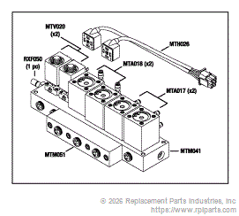 RPI MTA040 Manifold Assembly (6 Stn)