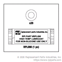 RPI MTK046 O-Ring Kit 