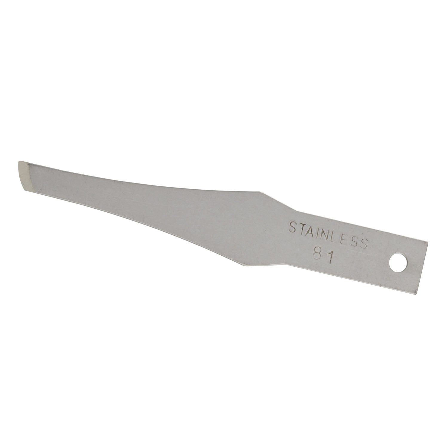 Myco Medical Myco Glassvan Specialty Blades  Podiatry Chisel Blade, #8100, Stainless, 12/bx (Av