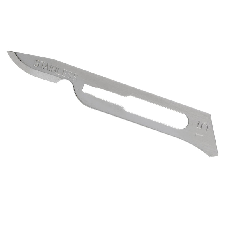 Myco Medical Myco Glassvan Surgery Blades  Surgery Blade, Size 15C, Stainless Steel, 100/bx (