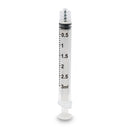 Myco Medical Myco Reli Conventional Luer Lock Syringe  Only, 3mL, Luer Lock, Low Dead Space, 100/bx