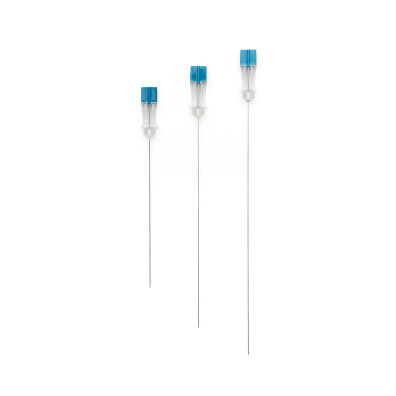Myco Medical Myco Reli Quincke Point Spinal Needles  Long Spinal Needle, 23G x 5", Blue, 25/bx, 4 bx/cs