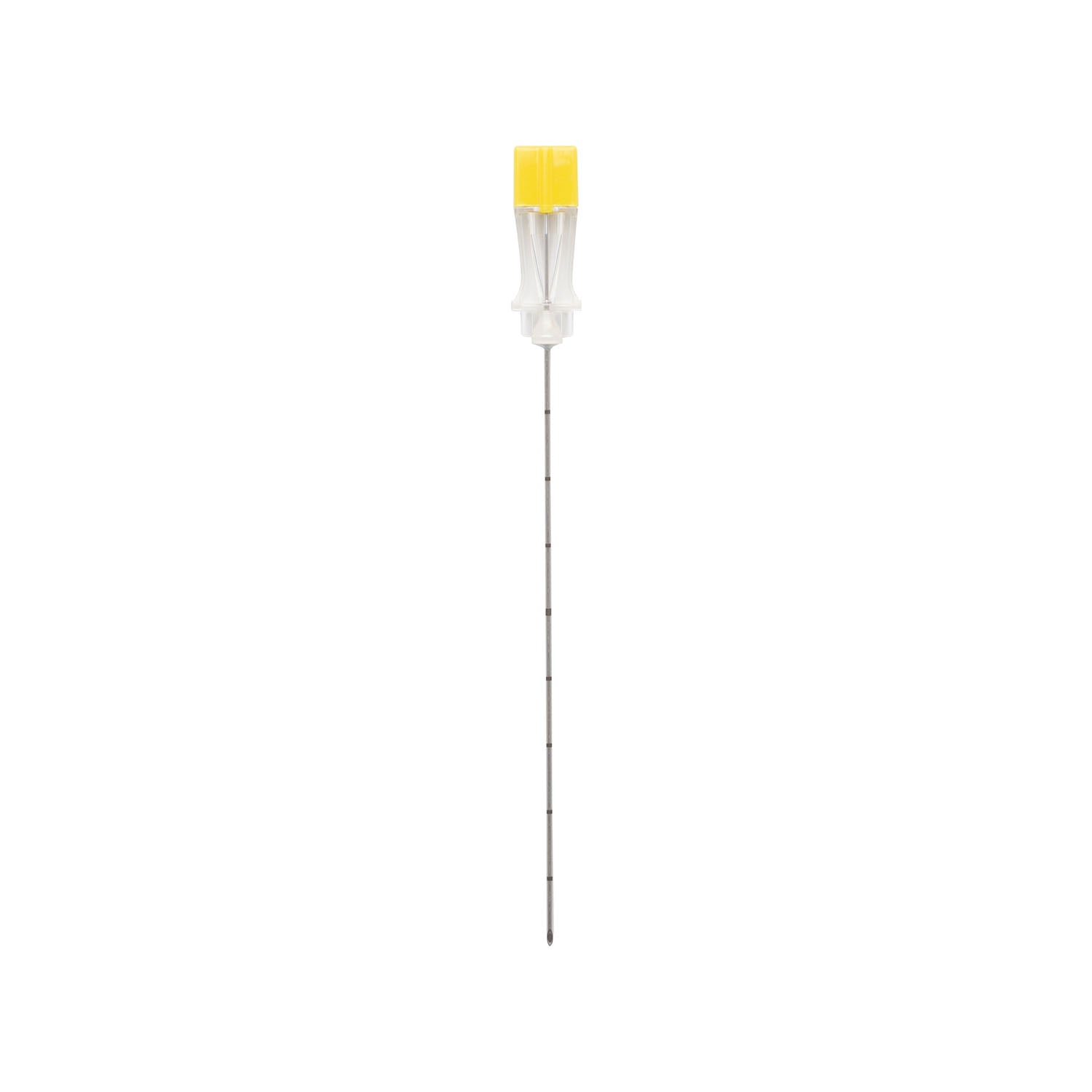 Myco Medical Myco Reli Quincke Metric Marked Needles  Tip, 20G x 3½", Yellow, Sterile, 25/bx, 4 bx/cs