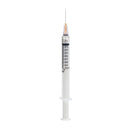 Myco Medical Myco Reli Wealy Safety Syringes  Needle, 1 mL, 25G x 1.0", Sterile, Orange, 100/bx