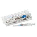 Myco Medical Myco Reli Wealy Safety Syringes  Needle, 3 mL, 23G x 1", Sterile, Deep Blue, 100/bx