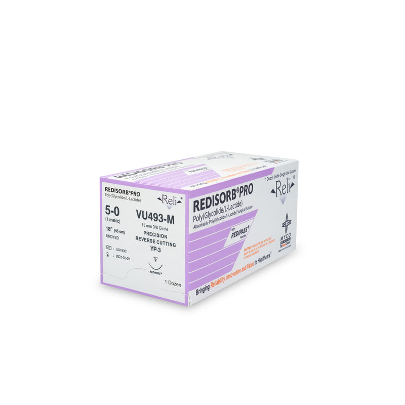 SUTURE REDISORB UNDYED BRAID5-0 18IN YP-3 12/BX