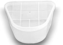 CUP DENTURE CLEAR HINGED LID2X4X3 200/CS