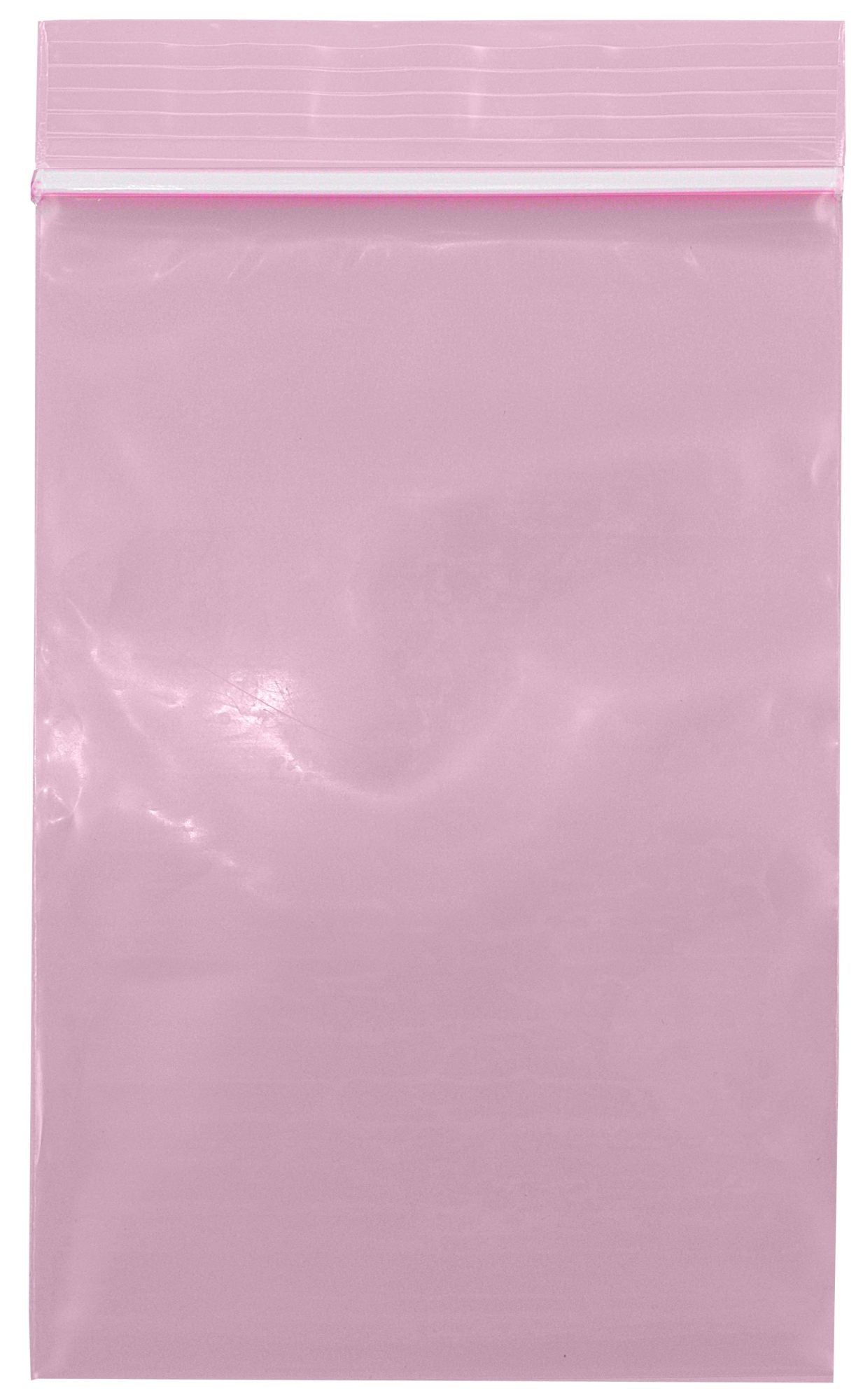 BAG ANTI-STATIC ZIP, PINK TINT4MIL 2.5X3 100/PK 10PK/CS