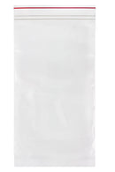 BAG RED LINE ZIP CLOSURE CLEAR6X12 4MIL 100/PK 10PK/CS