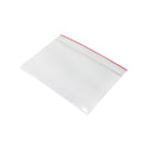 BAG RED LINE ZIP CLOSURE CLEAR6X4 2MIL 100PK 10PK/CS