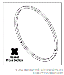 RPI NAG001 Door Gasket (Quad Ring)
