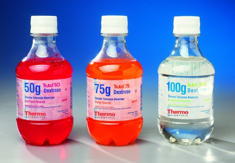 Glucose Tolerance Beverage Trutol Orange 50 Gram 10 oz. per Bottle 