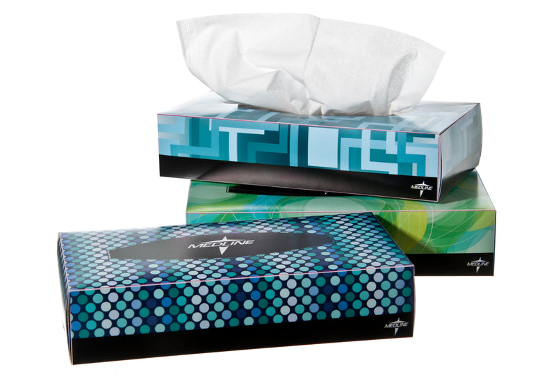 Facial Tissue Medline White 8 X 8.3 Inch 100 Count (3600/CS)