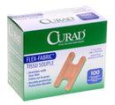 Comfort Cloth Knuckle Tan Adhesive Strip, 1-1/2 x 3 Inch (1200/CS)