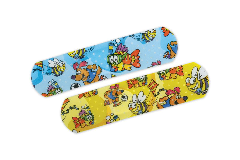 Curad Kid Design (Medtoons) Adhesive Strip, 3/4 x 3 Inch (1200/CS)