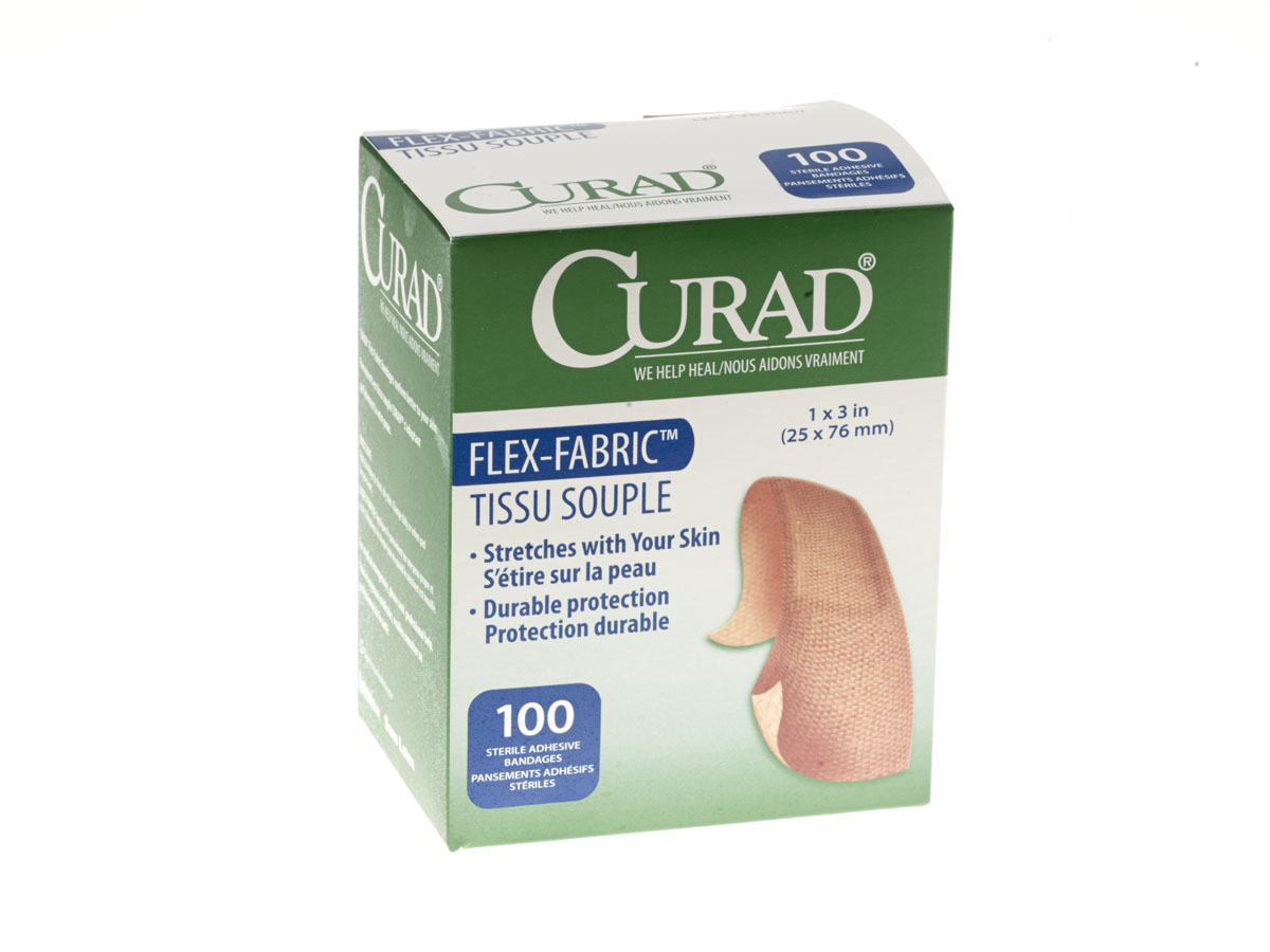 Comfort Cloth Tan Adhesive Strip, 1 x 3 Inch (1200/CS)