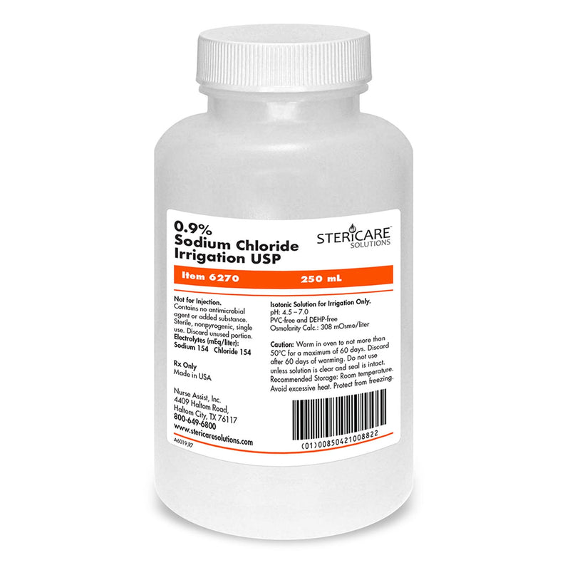 Nurse Assist Stericare Saline & Water  Irrigation-Device-Suctioning-Saline-0.9-Sterile-25