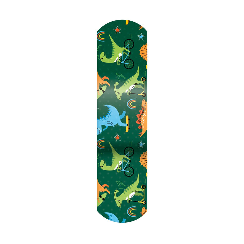 Dukal Corporation Dukal Children‘S Character Adhesive Bandages  Herbie The Dinosaur Stat Strip, ¾" x 3", 100/bx, 1