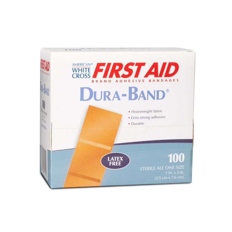 Dukal Corporation Dukal Duraband Heavyweight Flexible Bandages  Bandage, 1" x 3", Heavyweight, Flexible Fabric, St