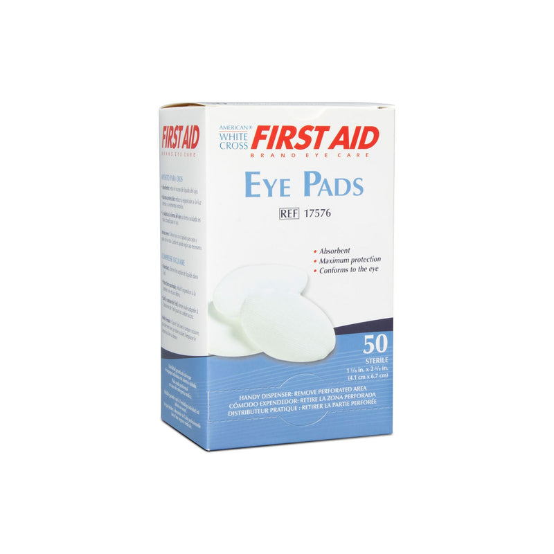 Dukal Corporation Dukal Oval Eye Pads  Pad, 1 5/8" x 2 5/8", Sterile, 1/pk, 50 pk/bx, 24