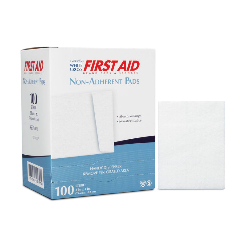 Dukal Corporation Dukal Non-Adherent Sterile Pads  Pad, 3" x 4", Sterile, 1/pk, 100 pk/bx, 12 bx/cs