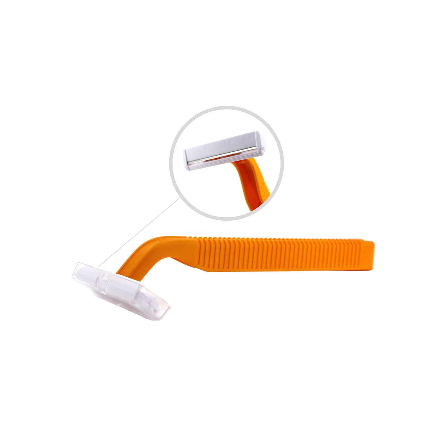 New World Imports Razors  Single-Blade-Razor-Stainless-Steel-Clear-Removable