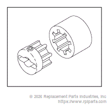 RPI OMC049 Gearbox Coupler 
