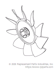 RPI OMF043 Fan Blade