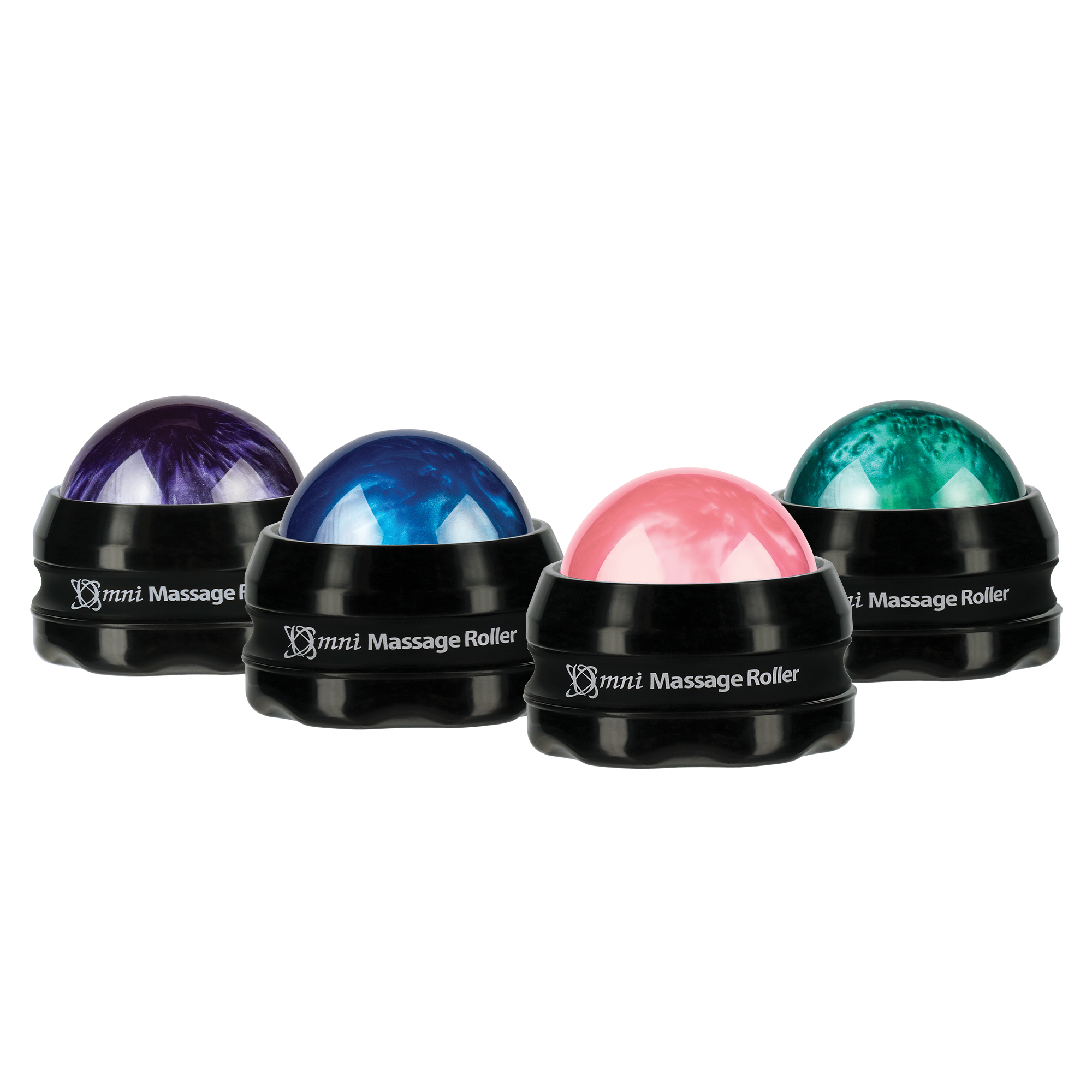 MASSAGER ROLLER OMNI DISPLAYBLACK CAP ASSORT COLORS