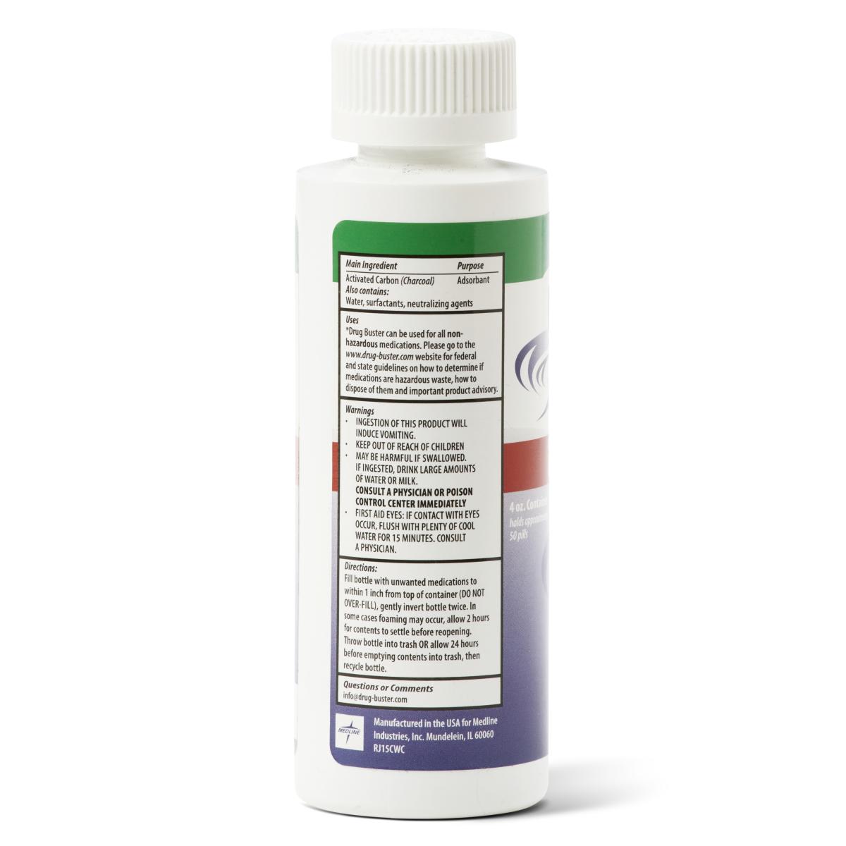 Medline Drug Disposal Solution Drug Buster 4 oz. (OTC3204 / CS)