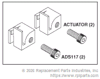 RPI PCA747 Auto Recline Actuator 