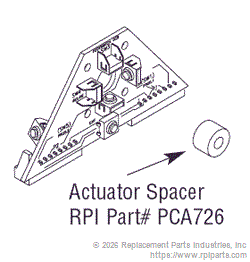 RPI PCB730 Foot Switch Assembly (Pcb) 