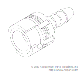RPI PCC756 In-Line Coupling (1/8") 