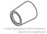 RPI PCF129 Plastic Tip Retainer Foot 