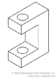 RPI PCH163 Door Hinge Block 