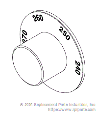 RPI PCK243 Knob (Temperature)