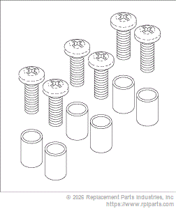 RPI PCK781 Foot Controller Spacer Kit 
