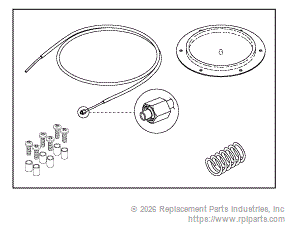 RPI PCK784 Foot Controller Repair Kit 