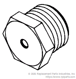 RPI PCN072 Main Valve Nut 