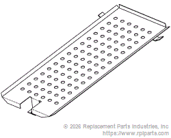 RPI PCR189 Tray Rest & Support Assembly 