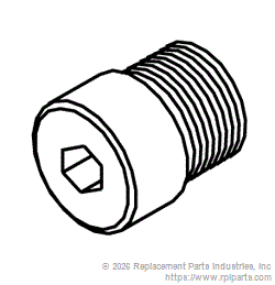 RPI PCS697 Knuckle Hinge Screw 