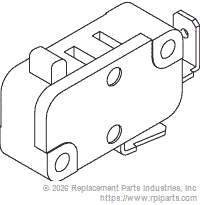 RPI PCS722 Foot Switch Microswitch