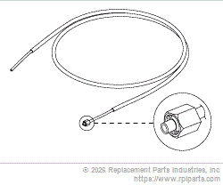 RPI PCT785 Foot Controller Tubing Assembly 
