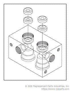 RPI PCV075 Main Valve Body 