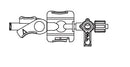 CARTRIDGE LOGICAL W/STOPCOCK3CC FLUSH 10/CS