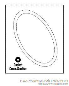 RPI RCG019 Door Gasket