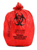 BAG RED/BLK 5-6 GAL 1.25MIL16X24 20/RL 10RL/CS