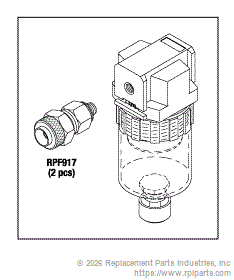 RPI RPA915 Air Filter Assembly 