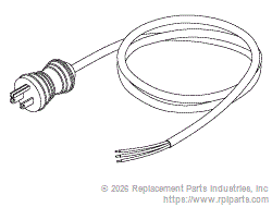 RPI RPC028 Hospital Grade Power Cord Without Connectors (10A @ 125Vac, 10 Ft.) 
