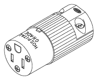 RPI RPC599 Hospital Grade Female Connector (15A @ 125Vac, Nema 5-15R) 